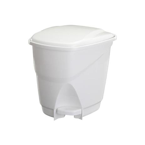 Lixeira com Pedal Branca 16 Litros - Astra Menor preço em Lixeira com Pedal Branca 16 Litros - Astra