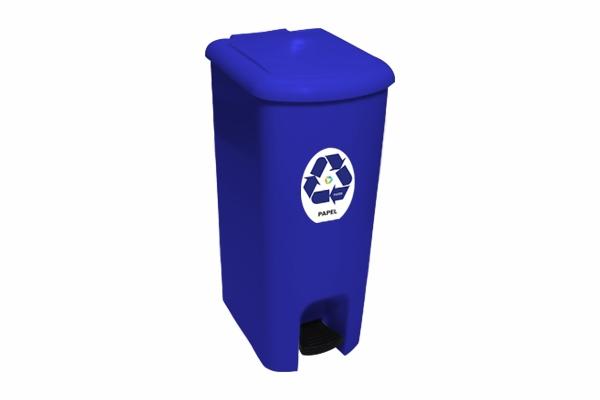 Lixeira com Pedal Coleta Seletiva Papel 25 Litros - Só Lixeiras é boa?