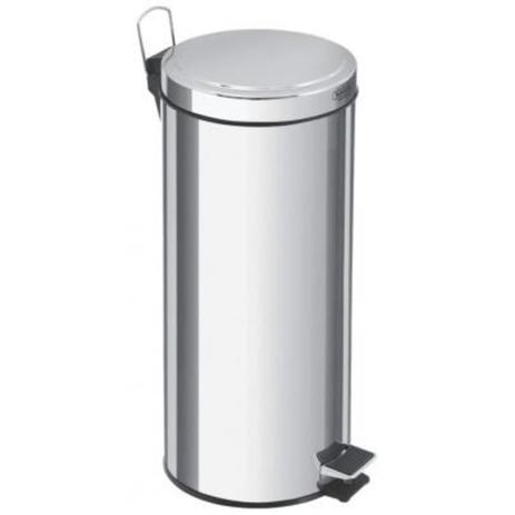 Lixeira com pedal em aço inox 30 L - Tramontina Menor preço em Lixeira com pedal em aço inox 30 L - Tramontina