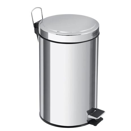 Lixeira com pedal em aço inox acabamento polido de 12 litros Tramontina é boa?