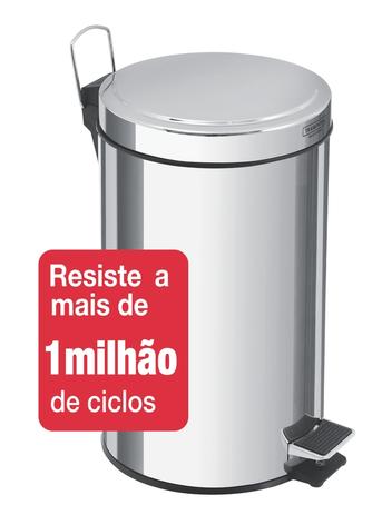 Lixeira Com Pedal Em Aço Inox Acabamento Polido De 20 Litros Tramontina 94538/120 - Tramontina teec é boa?