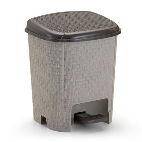 Lixeira com Pedal Rattan 6 L - Monte Líbano Menor preço em Lixeira com Pedal Rattan 6 L - Monte Líbano