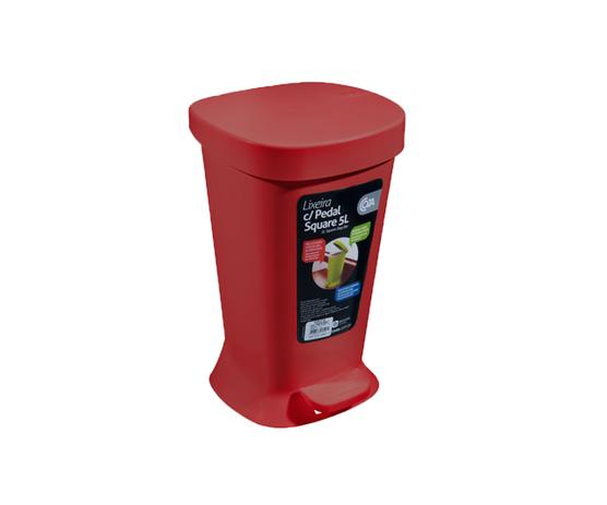 Lixeira Com Pedal Square 5 Litros PMC - Brinox é boa?