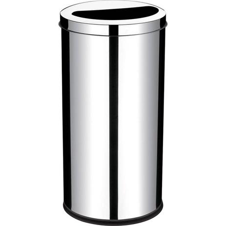 Lixeira com Tampa 1/2 Lua 20cmx23cm 6L Brinox Menor preço em Lixeira com Tampa 1/2 Lua 20cmx23cm 6L Brinox