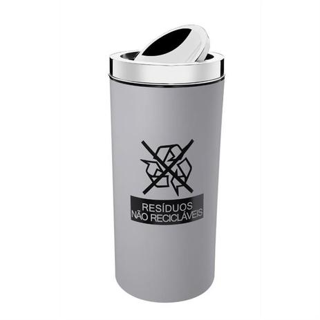 Lixeira Com Tampa Basculante 9L PP E Inox Cinza 3102007 Brinox é boa?