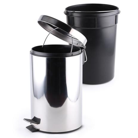 Lixeira de aco inox com pedal 12 l - beltempo Menor preço em Lixeira de aco inox com pedal 12 l - beltempo