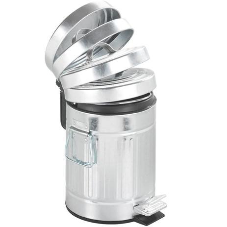 Lixeira de Aço Inox Tampa Com Alça e Pedal New York Wenko 5L - Lojas carol hu é ruim? Lixeira de Aço Inox Tampa Com Alça e Pedal New York Wenko 5L - Lojas carol hu é boa?