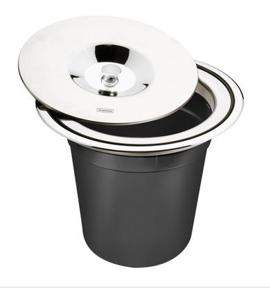 Lixeira de Embutir em Aço Inox com Balde Plástico 5 L - Tramontina é boa?