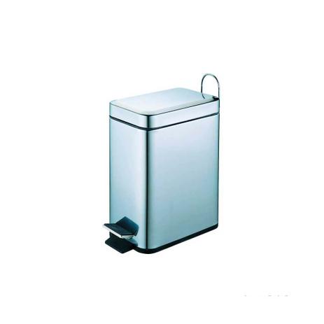 Lixeira de inox 5 litros com pedal Coisas e Coisinhas Menor preço em Lixeira de inox 5 litros com pedal Coisas e Coisinhas