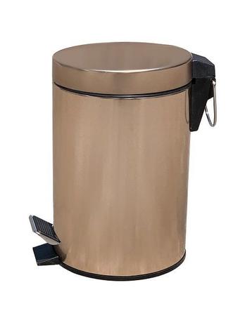 Lixeira de inox com pedal dourada 3 litros Coisas e Coisinhas Menor preço em Lixeira de inox com pedal dourada 3 litros Coisas e Coisinhas