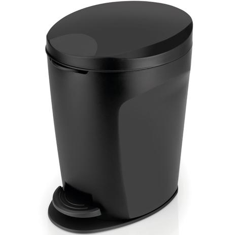 Lixeira De Pedal E Click Izy 12 Litros Cozinha Escritório OU Preto Menor preço em Lixeira De Pedal E Click Izy 12 Litros Cozinha Escritório OU Preto