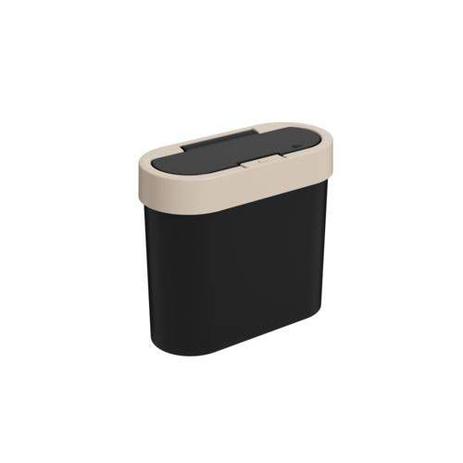 Lixeira De Pia Automática 2,8L Flat Preto - Coza Menor preço em Lixeira De Pia Automática 2,8L Flat Preto - Coza