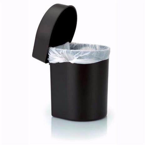 Lixeira de Pia Hide Ou 3,5L Preta - Ou-martiplast Menor preço em Lixeira de Pia Hide Ou 3,5L Preta - Ou-martiplast