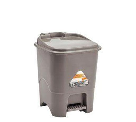 Lixeira de Plastico de Pedal 15 litros Marrom - Plasmont 15 Litros Menor preço em Lixeira de Plastico de Pedal 15 litros Marrom - Plasmont 15 Litros