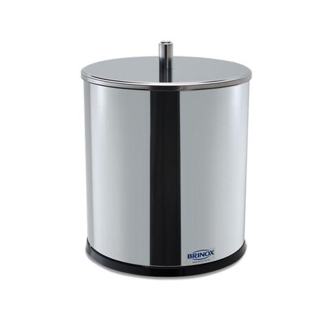 Lixeira Decorline em Inox com Tampa - 5,4L - Brinox Menor preço em Lixeira Decorline em Inox com Tampa - 5,4L - Brinox