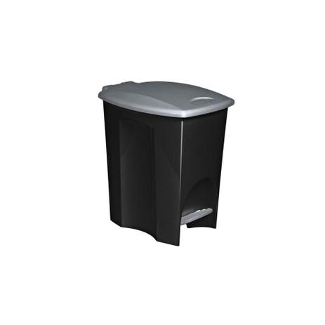 Lixeira Ecoblack com Pedal 15l Ref. 3495 - Plasútil Menor preço em Lixeira Ecoblack com Pedal 15l Ref. 3495 - Plasútil