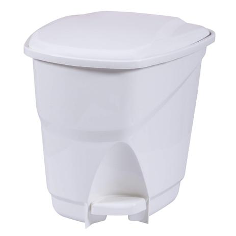 Lixeira Ecológica com Pedal 16l Astra Branco Menor preço em Lixeira Ecológica com Pedal 16l Astra Branco