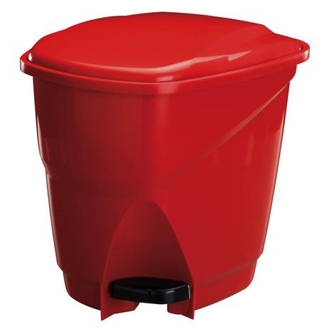 Lixeira Ecológica com Pedal 16l Astra Vermelho Menor preço em Lixeira Ecológica com Pedal 16l Astra Vermelho