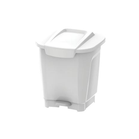 Lixeira em plastico t-force branco 15l - Tramontina Menor preço em Lixeira em plastico t-force branco 15l - Tramontina