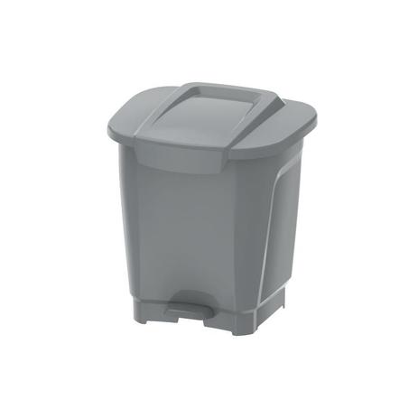 Lixeira em plastico t-force cinza 15l - Tramontina Menor preço em Lixeira em plastico t-force cinza 15l - Tramontina