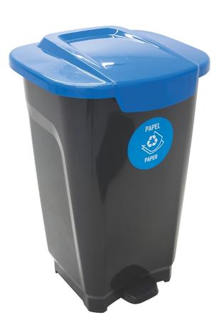 Lixeira Em Plastico T-force Preto E Azul 50 Litros Tramontina 92813/709 - Tramontina delta Menor preço em Lixeira Em Plastico T-force Preto E Azul 50 Litros Tramontina 92813/709 - Tramontina delta