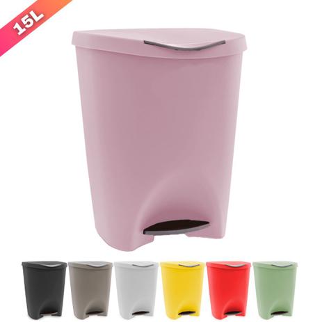 Lixeira Escritorio Cozinha Banheiro C/ Pedal 15 Litros - Usual Utilidades é boa?