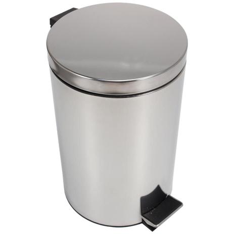 Lixeira Inox 3L Redonda Pedal ST00278 Uttil Menor preço em Lixeira Inox 3L Redonda Pedal ST00278 Uttil