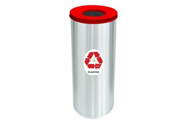Lixeira Inox Abertura Superior Só Lixeiras 32 Litros Plástico Menor preço em Lixeira Inox Abertura Superior Só Lixeiras 32 Litros Plástico
