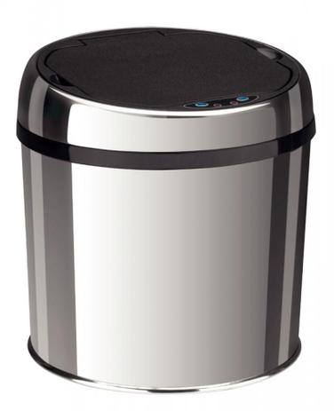 Lixeira Inox Automática Com Sensor 6 Litros Easy Tramontina 94543006 Menor preço em Lixeira Inox Automática Com Sensor 6 Litros Easy Tramontina 94543006