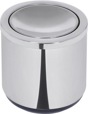 Lixeira Inox Cápsula com Tampa Basculante 7 Litros Tramontina 94540/020 Menor preço em Lixeira Inox Cápsula com Tampa Basculante 7 Litros Tramontina 94540/020