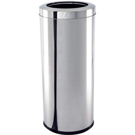 Lixeira Inox Com Aro 28L Decorline Brinox Menor preço em Lixeira Inox Com Aro 28L Decorline Brinox