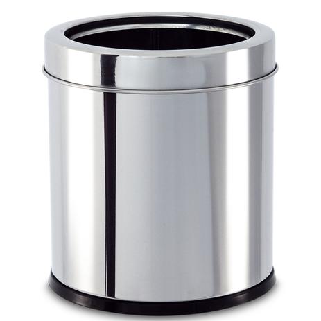 Lixeira Inox Com Aro 5,4 Litros - Brinox Menor preço em Lixeira Inox Com Aro 5,4 Litros - Brinox