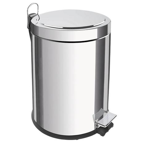 Lixeira Inox com pedal - 12 L - Tramontina Menor preço em Lixeira Inox com pedal - 12 L - Tramontina