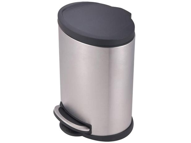 Lixeira Inox com Pedal com Tampa 12L - Mor Ônix 8231 Menor preço em Lixeira Inox com Pedal com Tampa 12L - Mor Ônix 8231