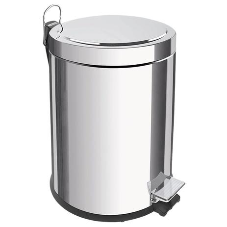 Lixeira inox com pedal tramontina acabamento polido balde interno 3 l - D3 Equipamentos Menor preço em Lixeira inox com pedal tramontina acabamento polido balde interno 3 l - D3 Equipamentos