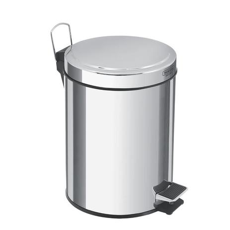 Lixeira inox com pedal tramontina com acabamento polido e balde interno removivel 3l brasil Menor preço em Lixeira inox com pedal tramontina com acabamento polido e balde interno removivel 3l brasil