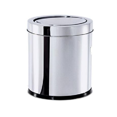 Lixeira INOX com Tampa Basculante 5,4 Litros 18,5 X 20 CM Brinox 3032/202 Menor preço em Lixeira INOX com Tampa Basculante 5,4 Litros 18,5 X 20 CM Brinox 3032/202
