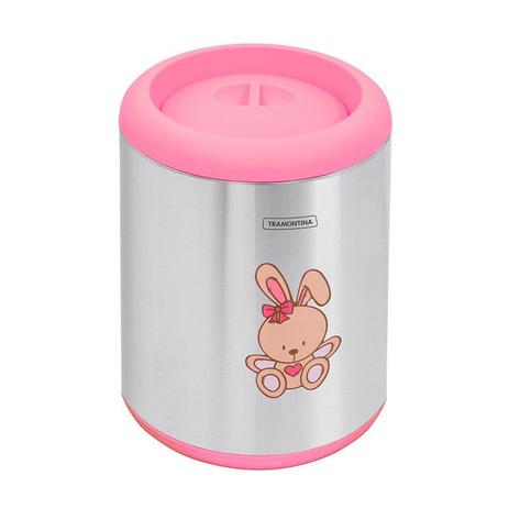 Lixeira Inox Tampa Rosa Sb Cápsula 7L Tramontina Menor preço em Lixeira Inox Tampa Rosa Sb Cápsula 7L Tramontina