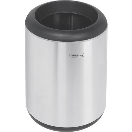 Lixeira inox tramontina com acabamento scotch brite aro e base em polipropileno 10l é boa?