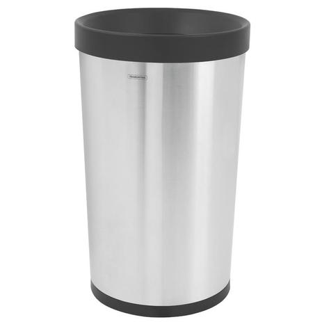 Lixeira inox tramontina sem tampa com acabamento scotch brite base e aro em polipropileno 50l konika é ruim? Lixeira inox tramontina sem tampa com acabamento scotch brite base e aro em polipropileno 50l konika é boa?