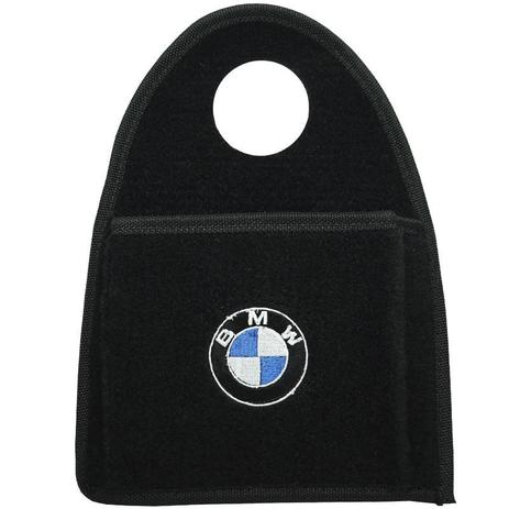 Lixeira Lixinho Automotiva Carro Carpete Logo Bordado BMW para Câmbio Preta - S/m é boa?