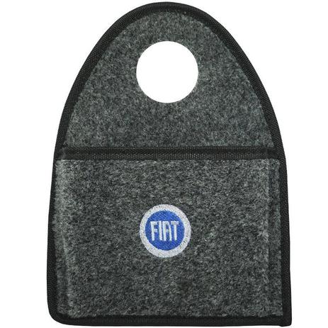 Lixeira Lixinho Automotiva Carro Carpete Logo Bordado Fiat Azul para Câmbio Grafite - S/m é boa?
