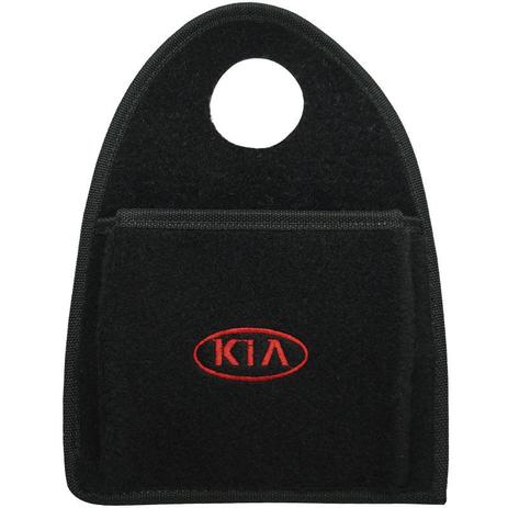 Lixeira Lixinho Automotiva Carro Carpete Logo Bordado Kia Motors para Câmbio Preta - S/m é boa?
