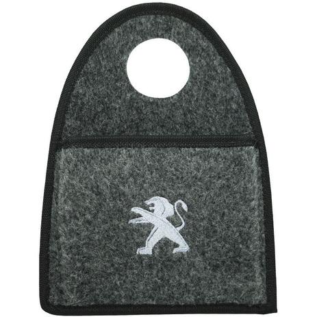 Lixeira Lixinho Automotiva Carro Carpete Logo Bordado Peugeot para Câmbio Grafite - S/m é boa?