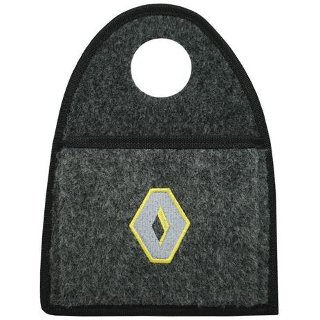 Lixeira Lixinho Automotiva Carro Carpete Logo Bordado Renault para Câmbio Grafite - S/m Menor preço em Lixeira Lixinho Automotiva Carro Carpete Logo Bordado Renault para Câmbio Grafite - S/m
