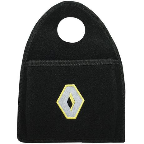 Lixeira Lixinho Automotiva Carro Carpete Logo Bordado Renault para Câmbio Preta - S/m é boa?