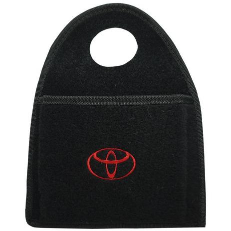 Lixeira Lixinho Automotiva Carro Carpete Logo Bordado Toyota para Câmbio Preta - S/m é boa?