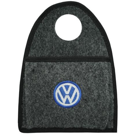 Lixeira Lixinho Automotiva Carro Carpete Logo Bordado Vw Volkswagem para Câmbio Grafite - S/m é boa?