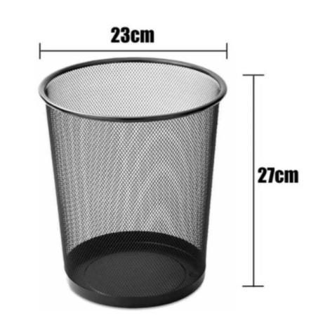 Lixeira Metal Escritório Aramado Home Office Cesto Lixo 10L - Cesto Armado Menor preço em Lixeira Metal Escritório Aramado Home Office Cesto Lixo 10L - Cesto Armado