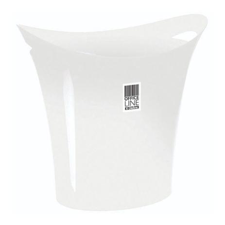 Lixeira Ordene Plástico Branco 8L - 29559 Menor preço em Lixeira Ordene Plástico Branco 8L - 29559